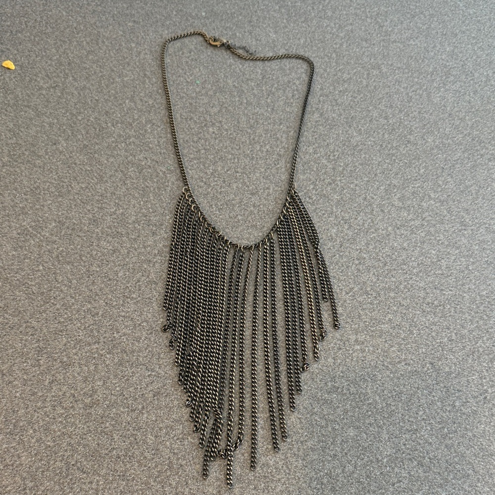 Fringe Chain Necklace